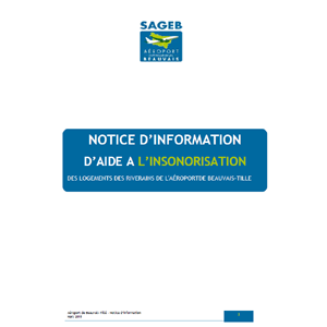 Read more about the article Notice d’information à l’attention des riverains de l’aéroport de Beauvais