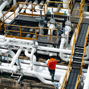 Site industriel ICPE en cours de contrôle