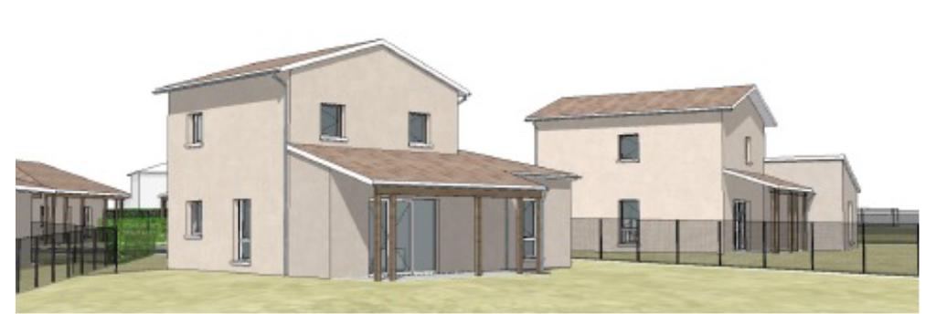 Construction 27 logements Lombez (Gers) – projet OPH Gers – acoustique Espace 9